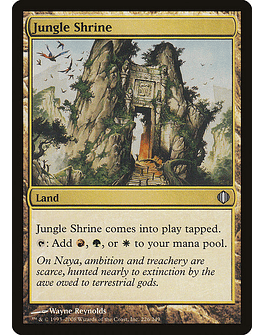 Carta Magic - FOIL Jungle Shrine - Idioma: Ingles - Edicion: Shards of Alara