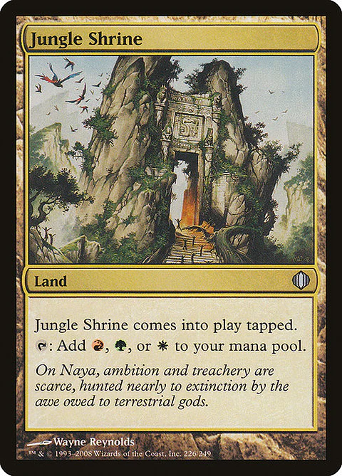 Carta Magic - FOIL Jungle Shrine - Idioma: Ingles - Edicion: Shards of Alara