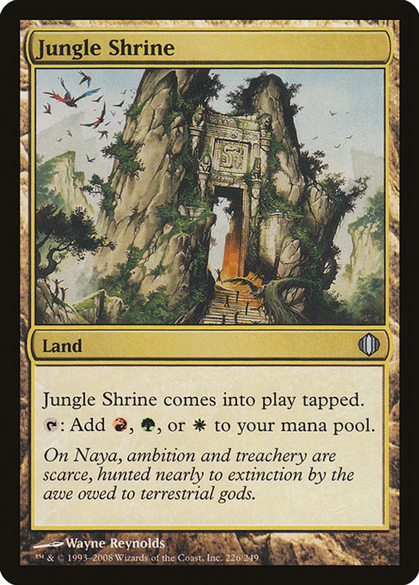 Carta Magic - FOIL Jungle Shrine - Idioma: Ingles - Edicion: Shards of Alara 1