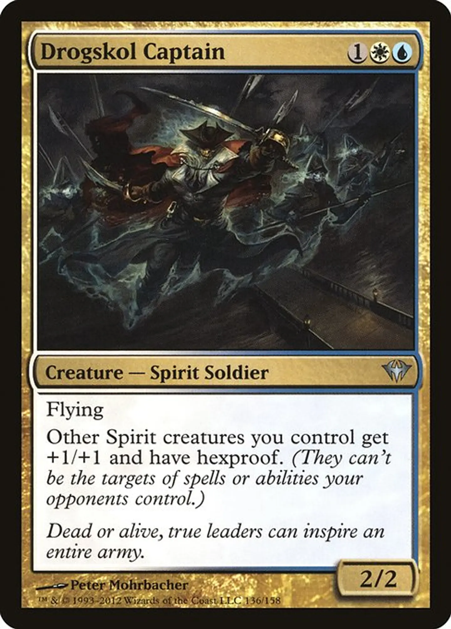 Carta Magic - FOIL Drogskol Captain - Idioma: Ingles - Edicion: Dark Ascension 1