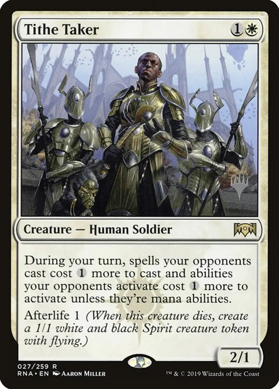 Carta Magic - Tithe Taker - Idioma: Español - Edicion: Ravnica Allegiance Promos 1