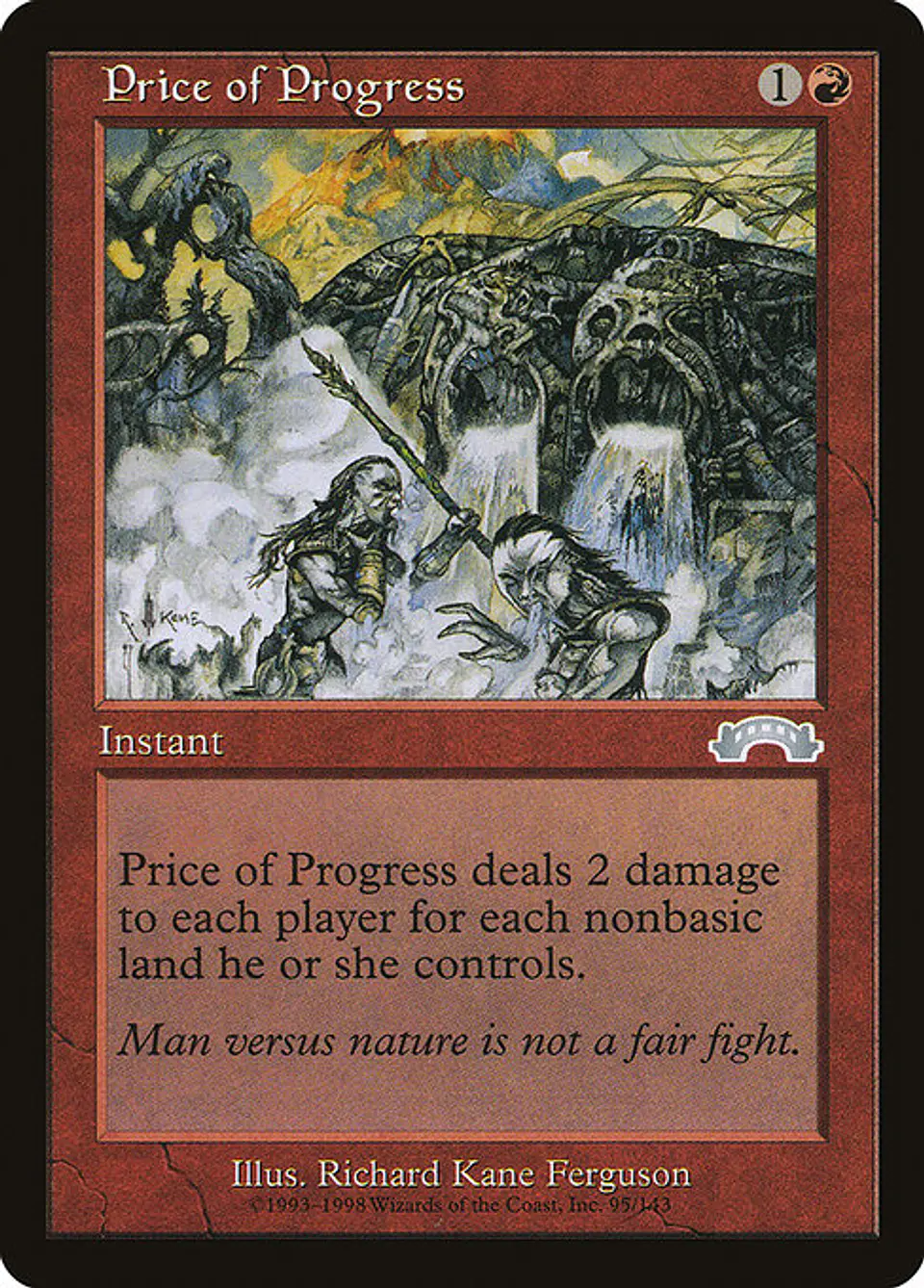 Carta Magic - Price of Progress - Idioma: Español - Edicion: Exodus 1