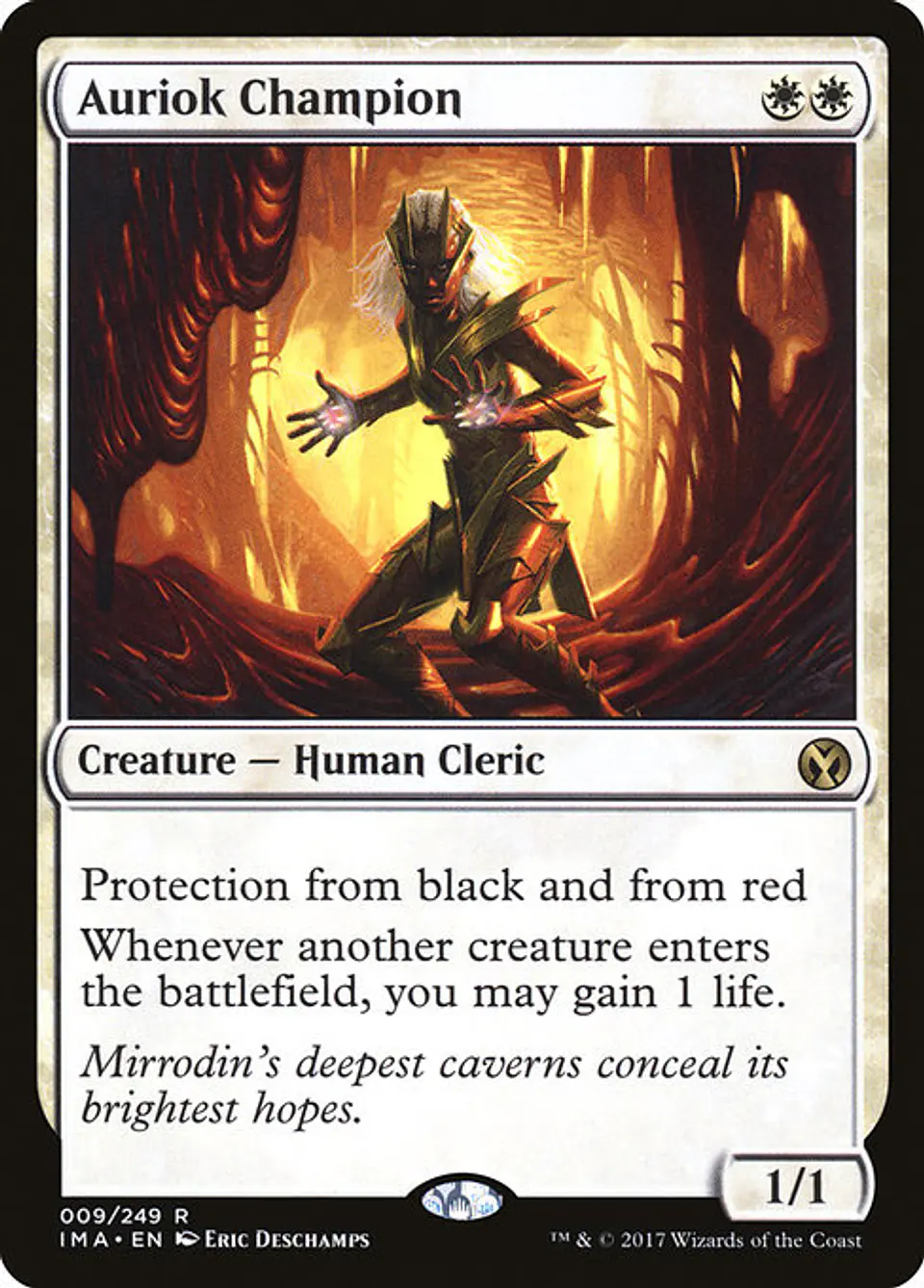 Carta Magic - Auriok Champion - Idioma: Ingles - Edicion: Iconic Masters 1