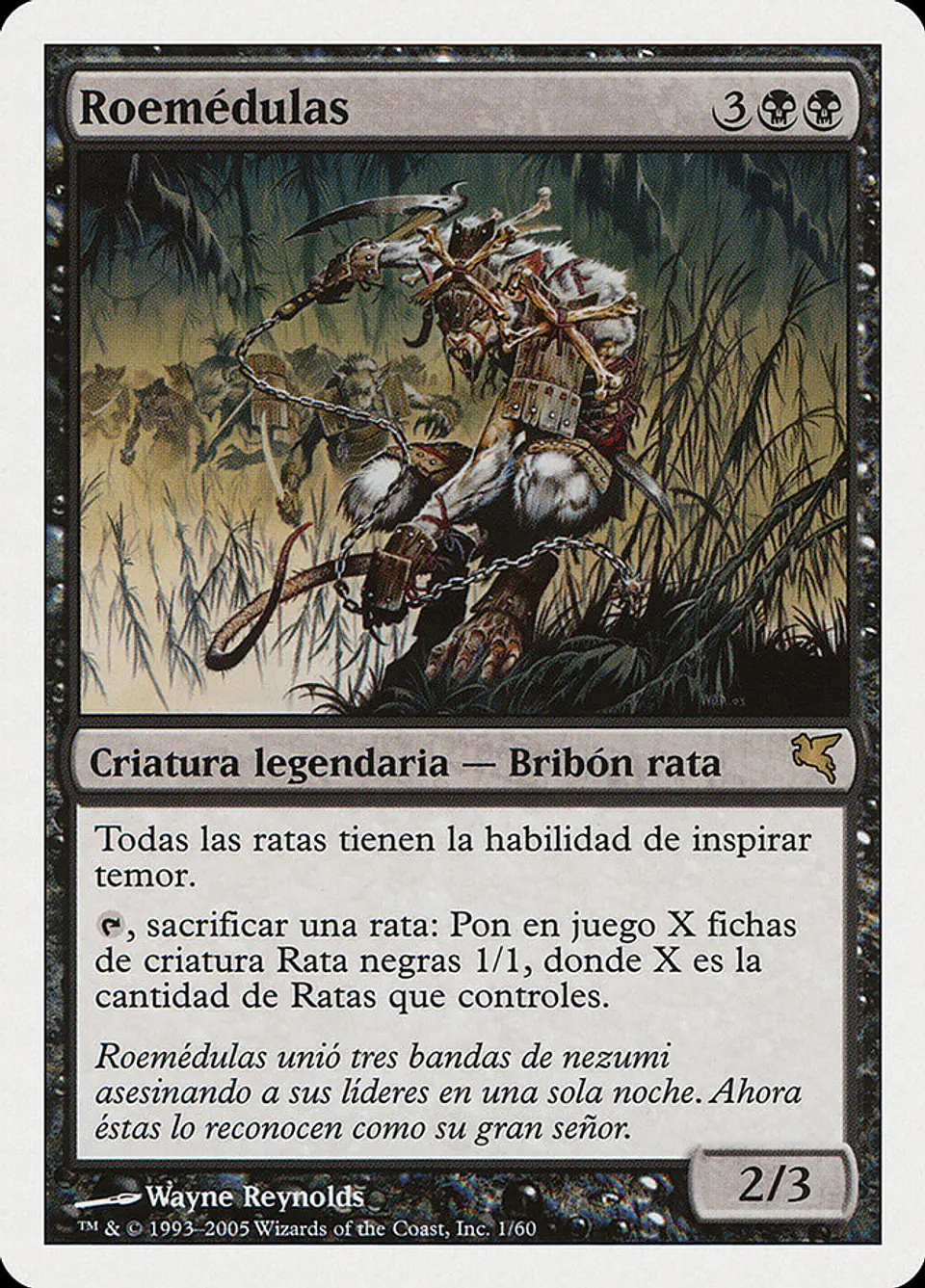 Carta Magic - Marrow-Gnawer - Idioma: Español - Edicion: Salvat 2005 1