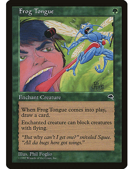 Carta Magic - Frog Tongue - Idioma: Ingles - Edicion: Tempest