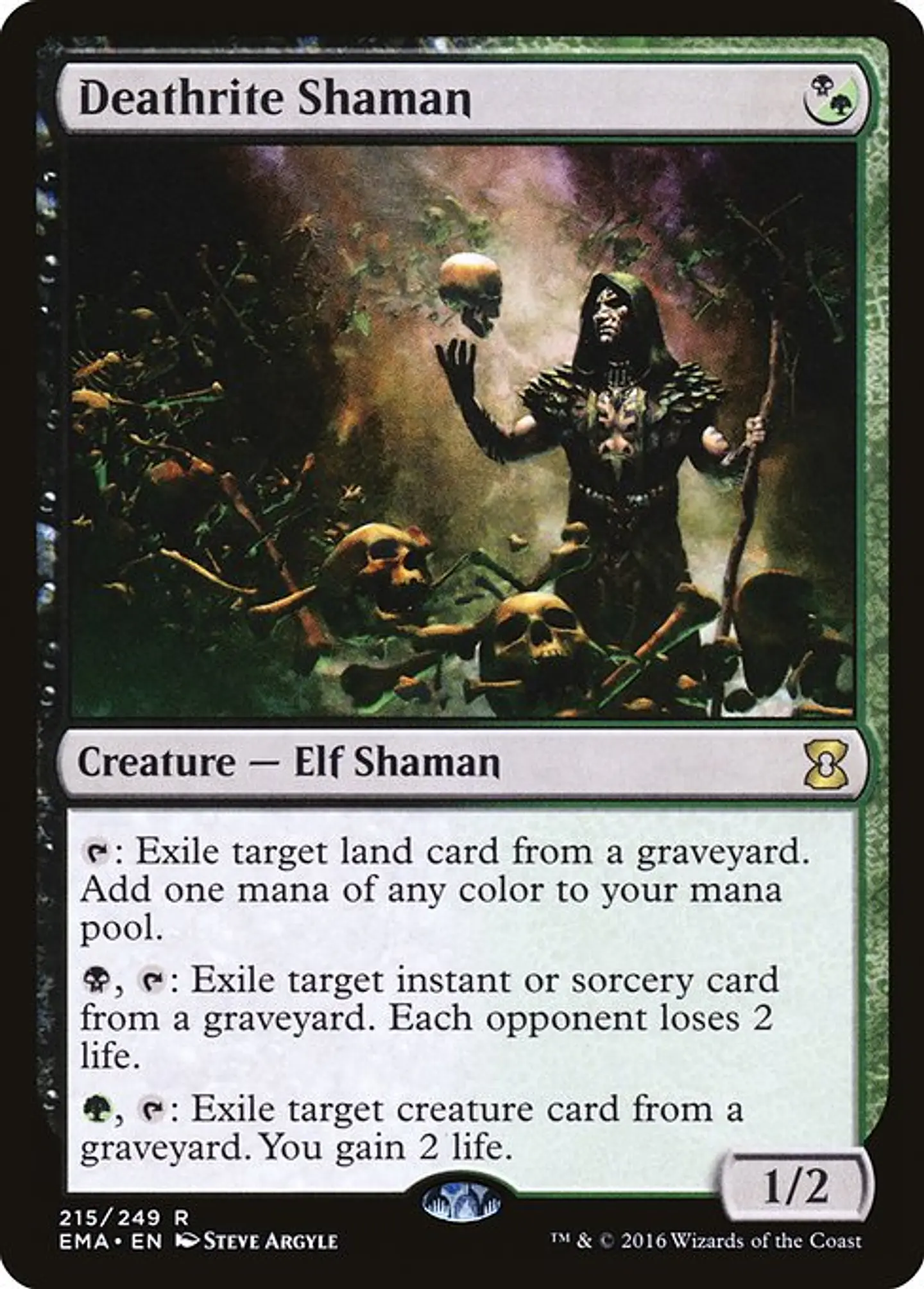 Carta Magic - FOIL Deathrite Shaman - Idioma: Ingles - Edicion: Eternal Masters 1