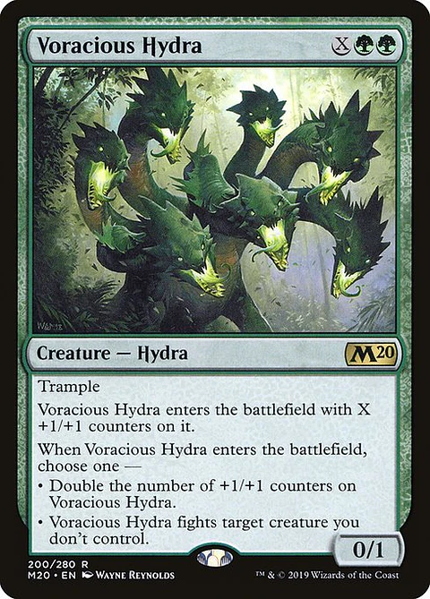Carta Magic - Voracious Hydra - Idioma: Ingles - Edicion: Core Set 2020