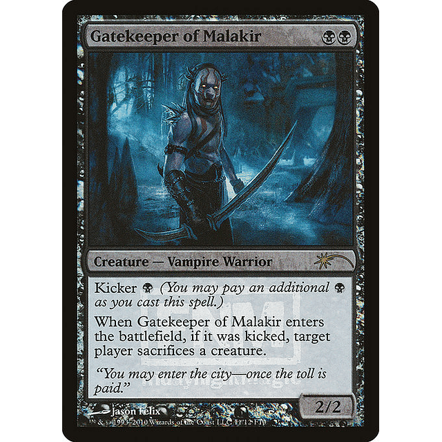 Carta Magic - FOIL Gatekeeper of Malakir - Idioma: Ingles - Edicion: Friday Night Magic 2010