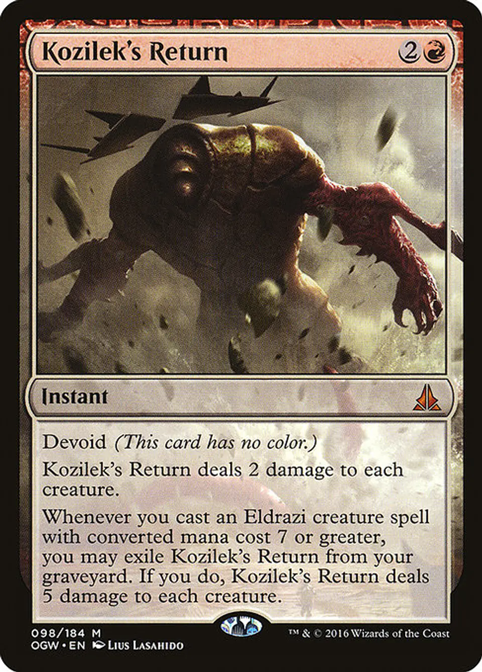 Carta Magic - FOIL Kozilek's Return - Idioma: Español - Edicion: Oath of the Gatewatch 1