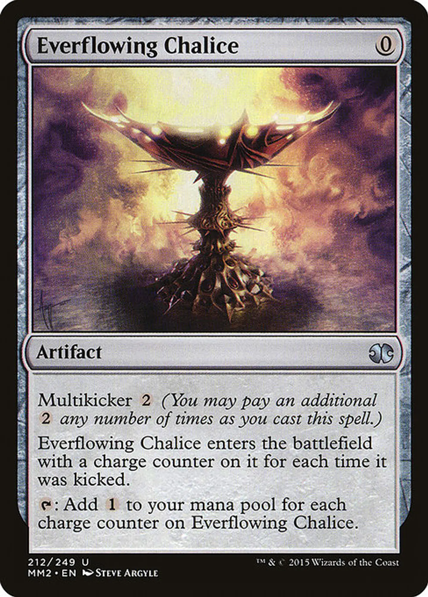 Carta Magic - Everflowing Chalice - Idioma: Ingles - Edicion: Modern Masters 2015 1