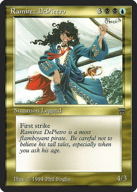 Carta Magic - Ramirez DePietro - Idioma: Ingles - Edicion: Legends
