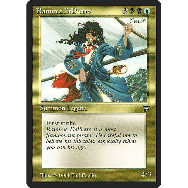 Carta Magic - Ramirez DePietro - Idioma: Ingles - Edicion: Legends