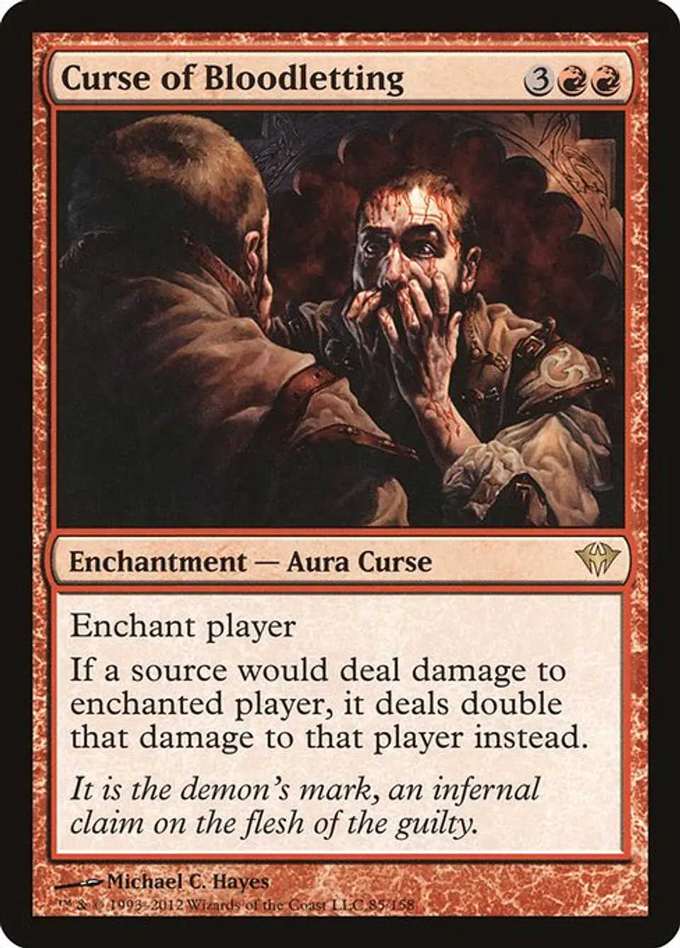 Carta Magic - FOIL Curse of Bloodletting - Idioma: Ingles - Edicion: Dark Ascension 1