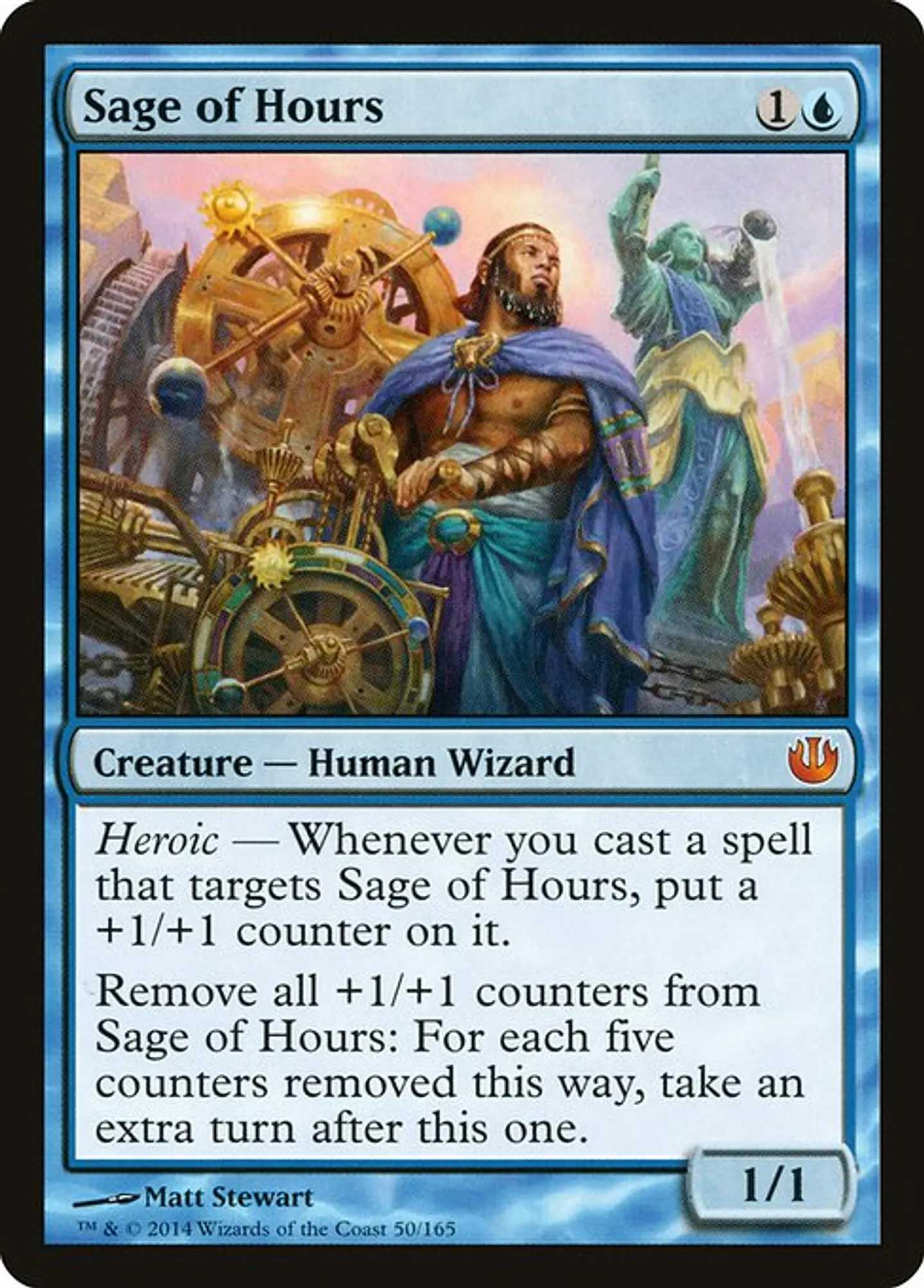 Carta Magic - Sage of Hours - Idioma: Ingles - Edicion: Journey into Nyx 1