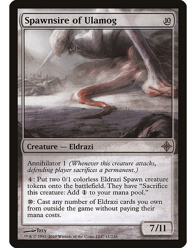 Carta Magic - Spawnsire of Ulamog - Idioma: Español - Edicion: Rise of the Eldrazi