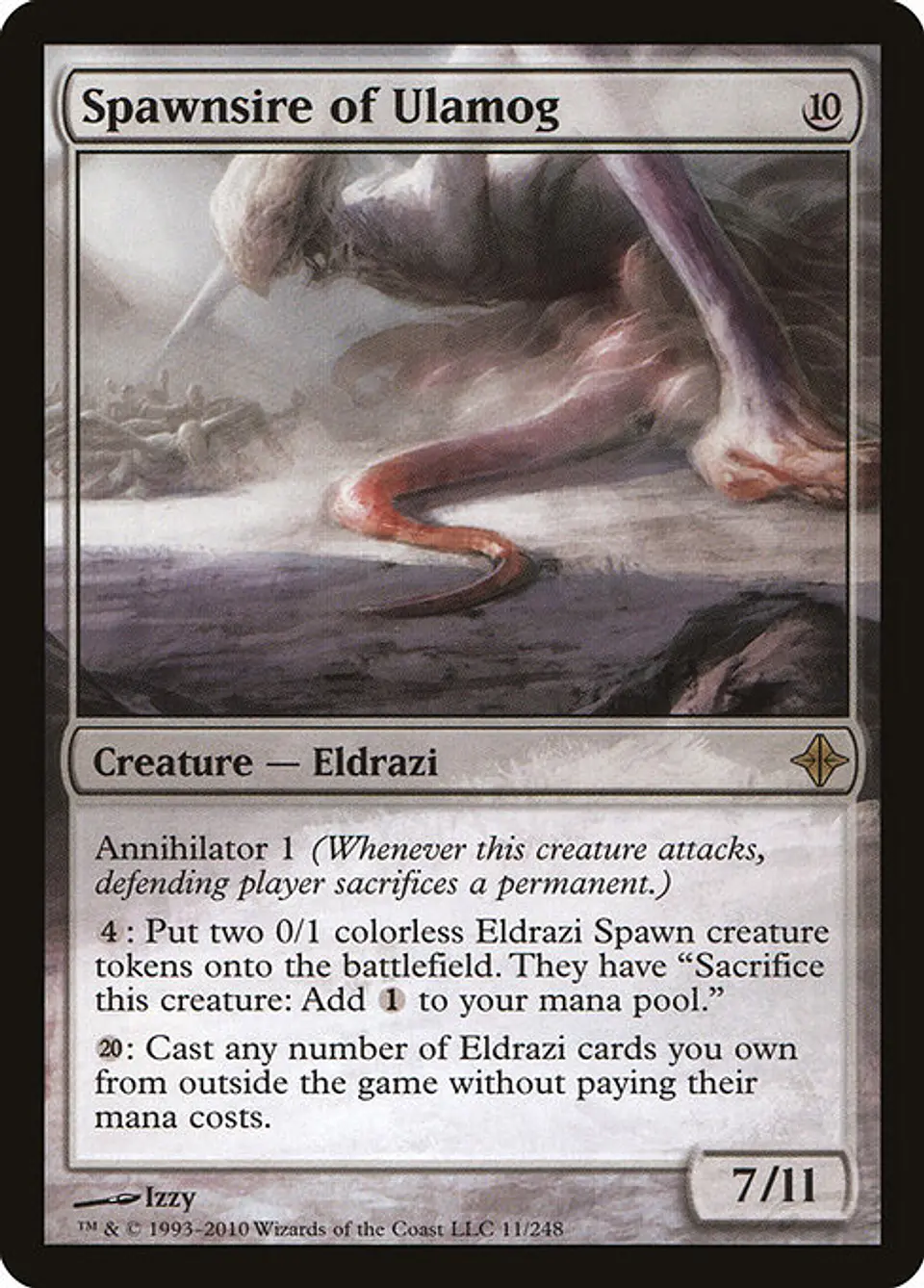 Carta Magic - Spawnsire of Ulamog - Idioma: Español - Edicion: Rise of the Eldrazi 1