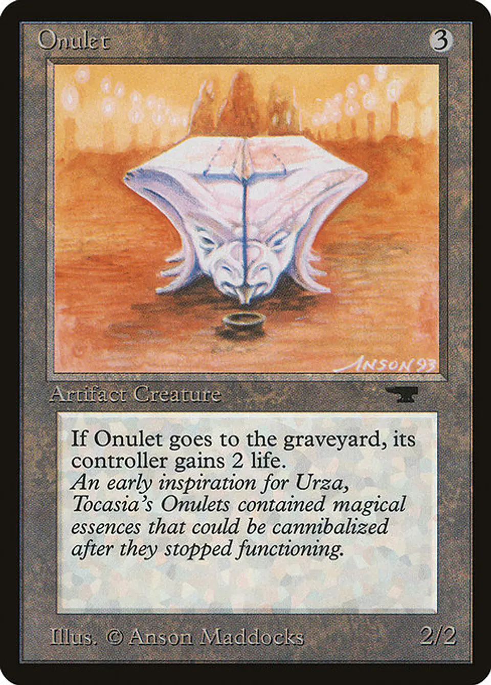 Carta Magic - Onulet - Idioma: Ingles - Edicion: Antiquities 1