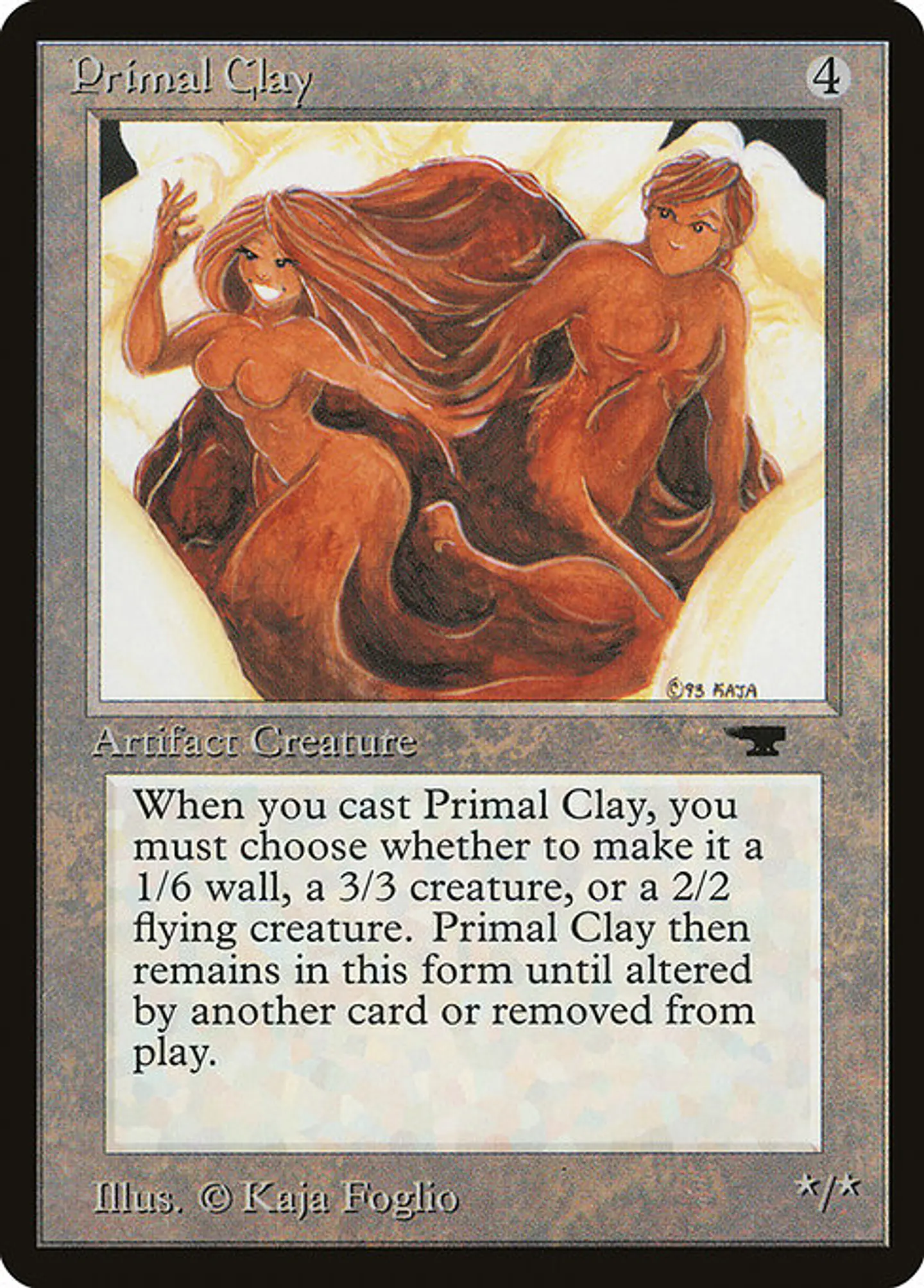 Carta Magic - Primal Clay - Idioma: Ingles - Edicion: Antiquities 1