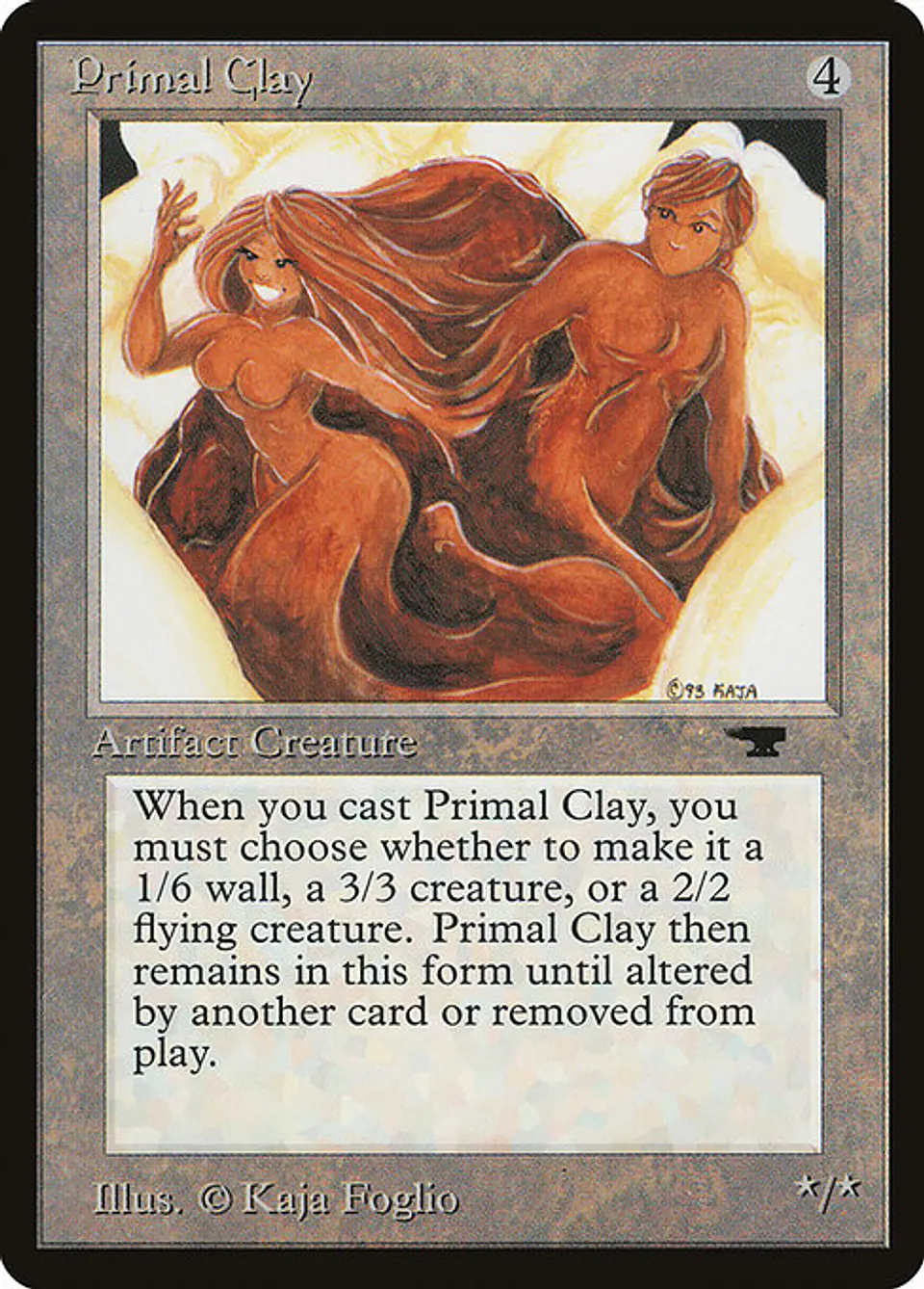 Carta Magic - Primal Clay - Idioma: Ingles - Edicion: Antiquities 1