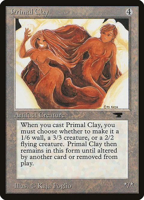 Carta Magic - Primal Clay - Idioma: Ingles - Edicion: Antiquities