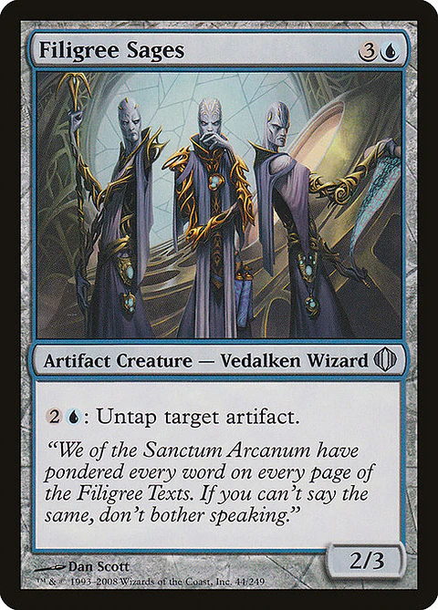 Carta Magic - Filigree Sages - Idioma: Ingles - Edicion: Shards of Alara
