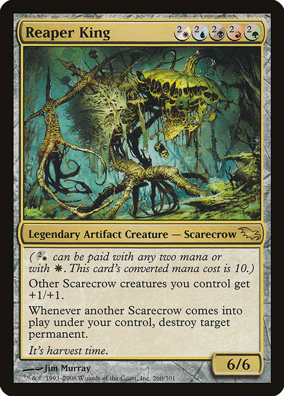 Carta Magic - Reaper King - Idioma: Español - Edicion: Shadowmoor 1