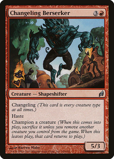Carta Magic - FOIL Changeling Berserker - Idioma: Ingles - Edicion: Lorwyn