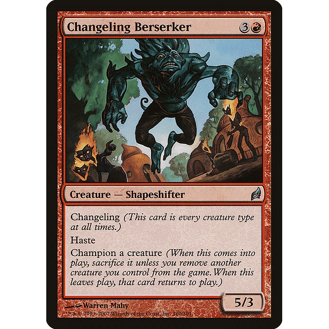 Carta Magic - FOIL Changeling Berserker - Idioma: Ingles - Edicion: Lorwyn