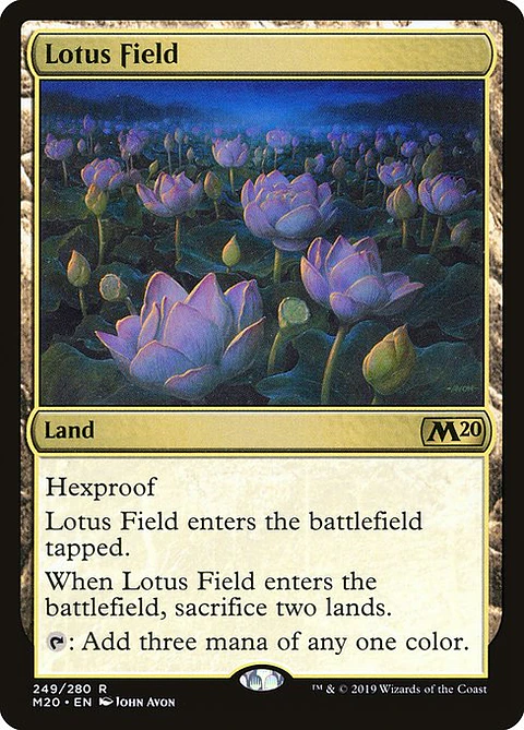 Carta Magic - FOIL Lotus Field - Idioma: Ingles - Edicion: Core Set 2020