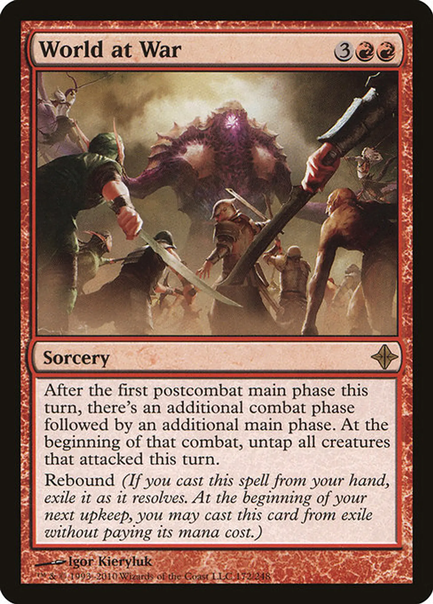 Carta Magic - World at War - Idioma: Español - Edicion: Rise of the Eldrazi 1