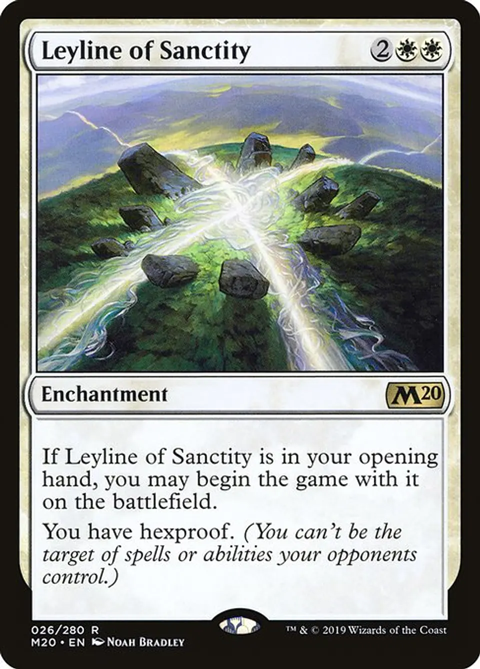 Carta Magic - Leyline of Sanctity - Idioma: Ingles - Edicion: Core Set 2020 1