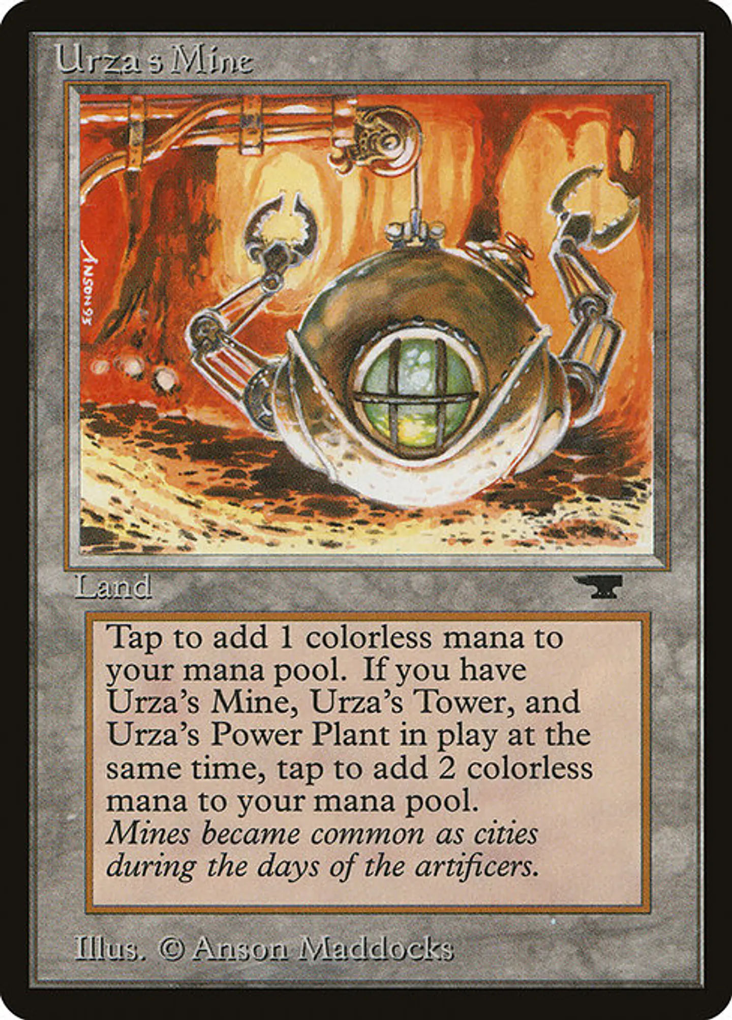 Carta Magic - Urza's Mine - Idioma: Ingles - Edicion: Antiquities 1