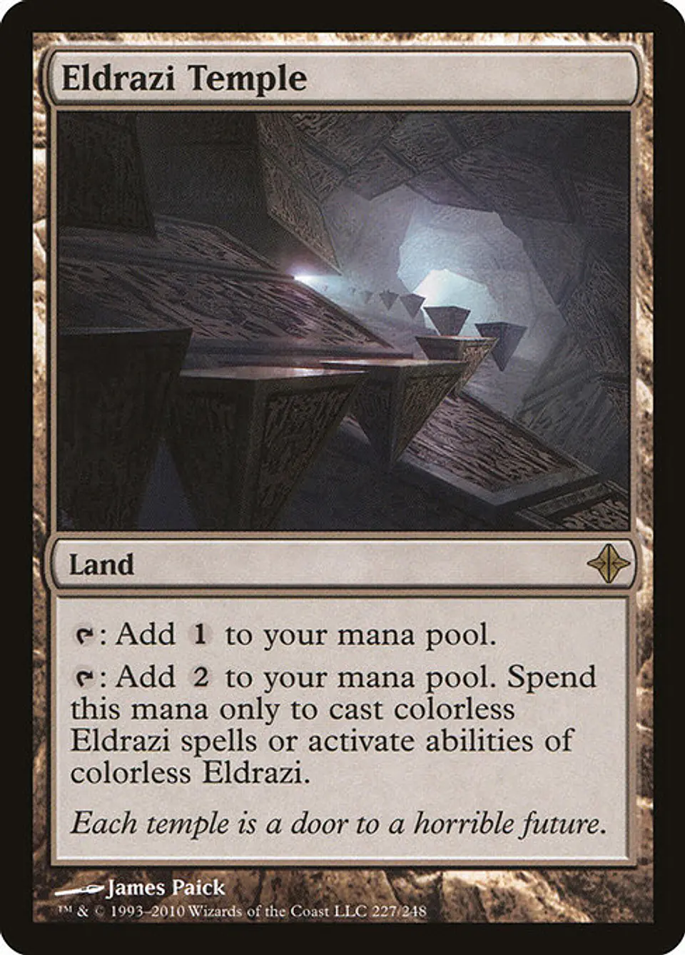 Carta Magic - FOIL Eldrazi Temple - Idioma: Español - Edicion: Rise of the Eldrazi 1