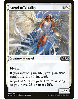 Carta Magic - Angel of Vitality - Idioma: Ingles - Edicion: Core Set 2020