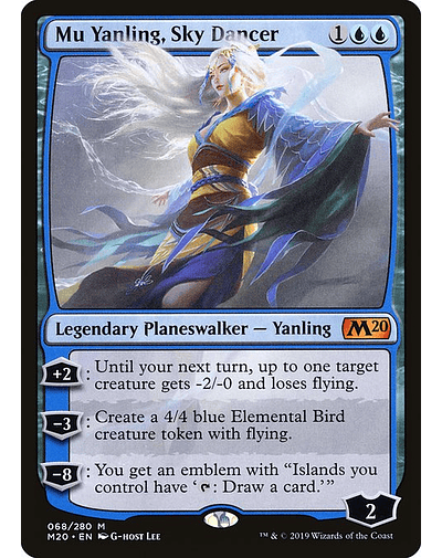 Carta Magic - Mu Yanling, Sky Dancer - Idioma: Ingles - Edicion: Core Set 2020