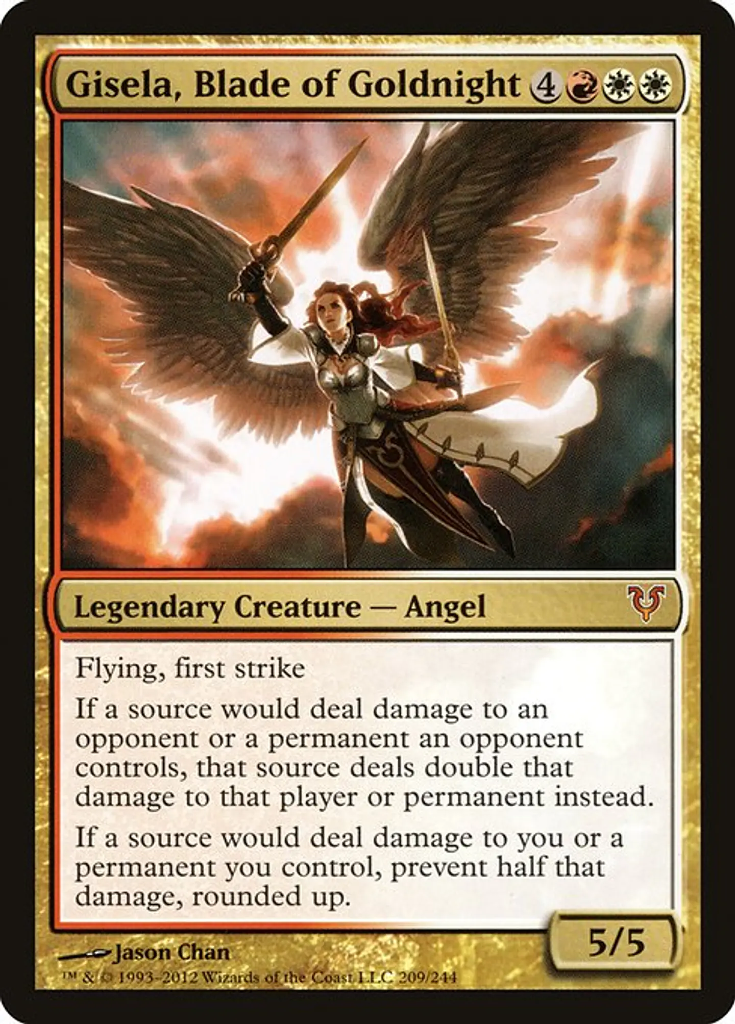 Carta Magic - Gisela, Blade of Goldnight - Idioma: Ingles - Edicion: Avacyn Restored 1
