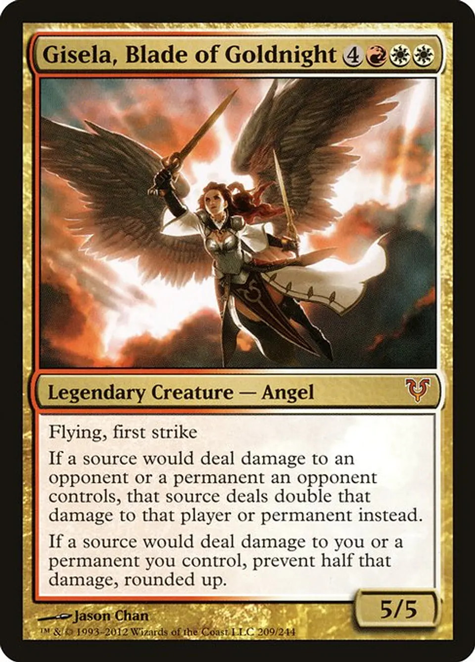 Carta Magic - Gisela, Blade of Goldnight - Idioma: Ingles - Edicion: Avacyn Restored 1