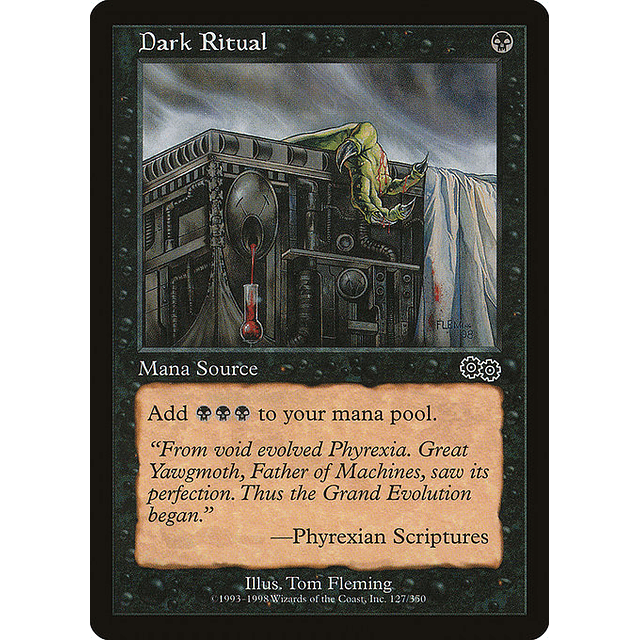 Carta Magic - Dark Ritual - Idioma: Ingles - Edicion: Urza's Saga