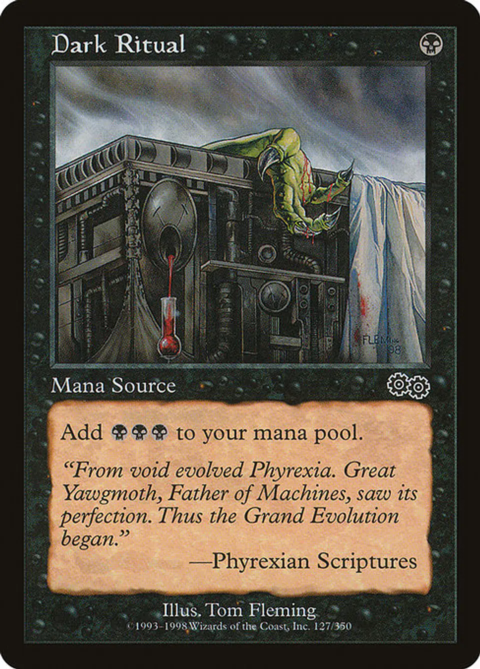 Carta Magic - Dark Ritual - Idioma: Ingles - Edicion: Urza's Saga 1