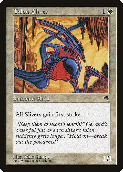 Carta Magic - Talon Sliver - Idioma: Ingles - Edicion: Tempest