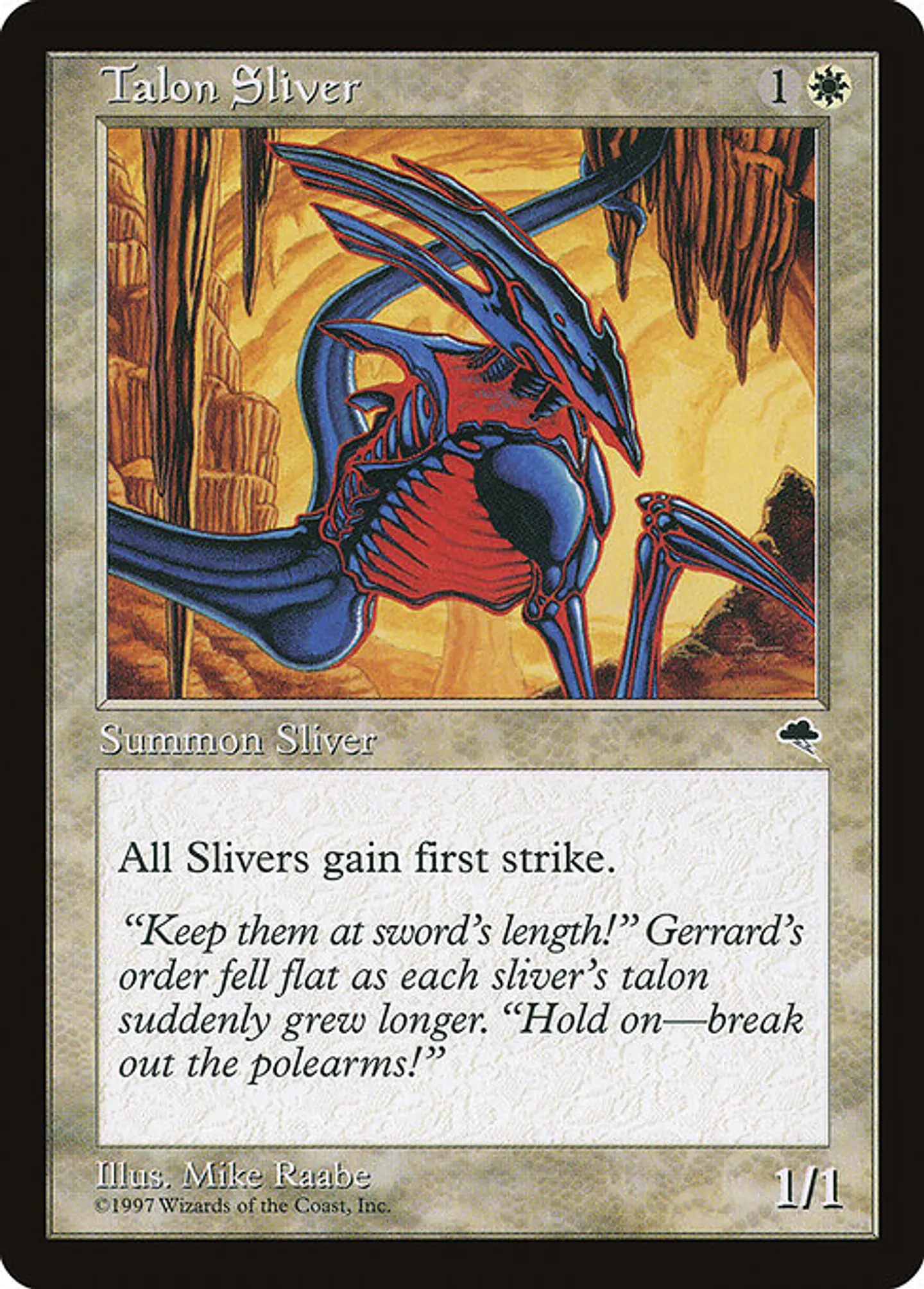 Carta Magic - Talon Sliver - Idioma: Ingles - Edicion: Tempest 1