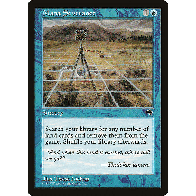 Carta Magic - Mana Severance - Idioma: Español - Edicion: Tempest