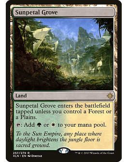 Carta Magic - FOIL Sunpetal Grove - Idioma: Español - Edicion: Ixalan