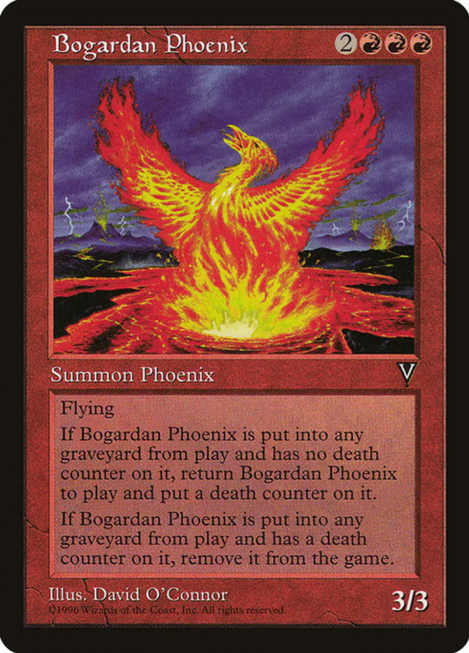 Carta Magic - Bogardan Phoenix - Idioma: Ingles - Edicion: Visions 1