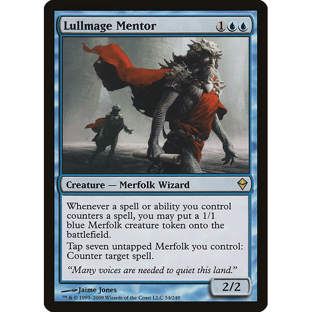 Carta Magic - FOIL Lullmage Mentor - Idioma: Ingles - Edicion: Zendikar