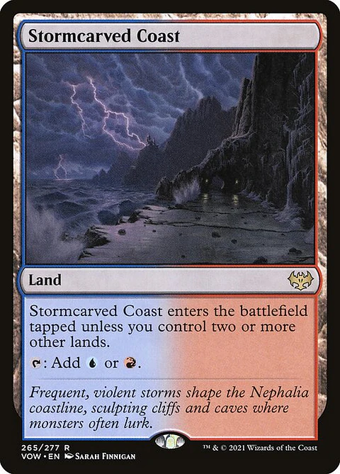 Carta Magic - Stormcarved Coast - Idioma: Ingles - Edicion: Innistrad: Crimson Vow
