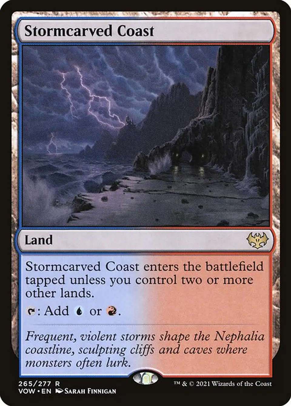 Carta Magic - Stormcarved Coast - Idioma: Ingles - Edicion: Innistrad: Crimson Vow 1
