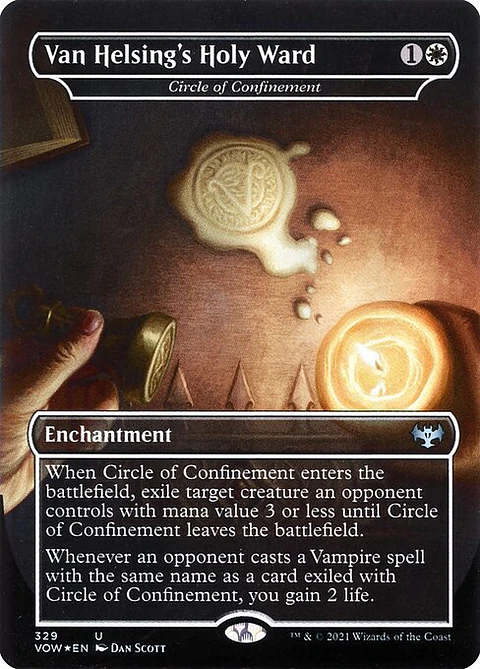 Carta Magic - FOIL Circle of Confinement - Idioma: Ingles - Edicion: Innistrad: Crimson Vow