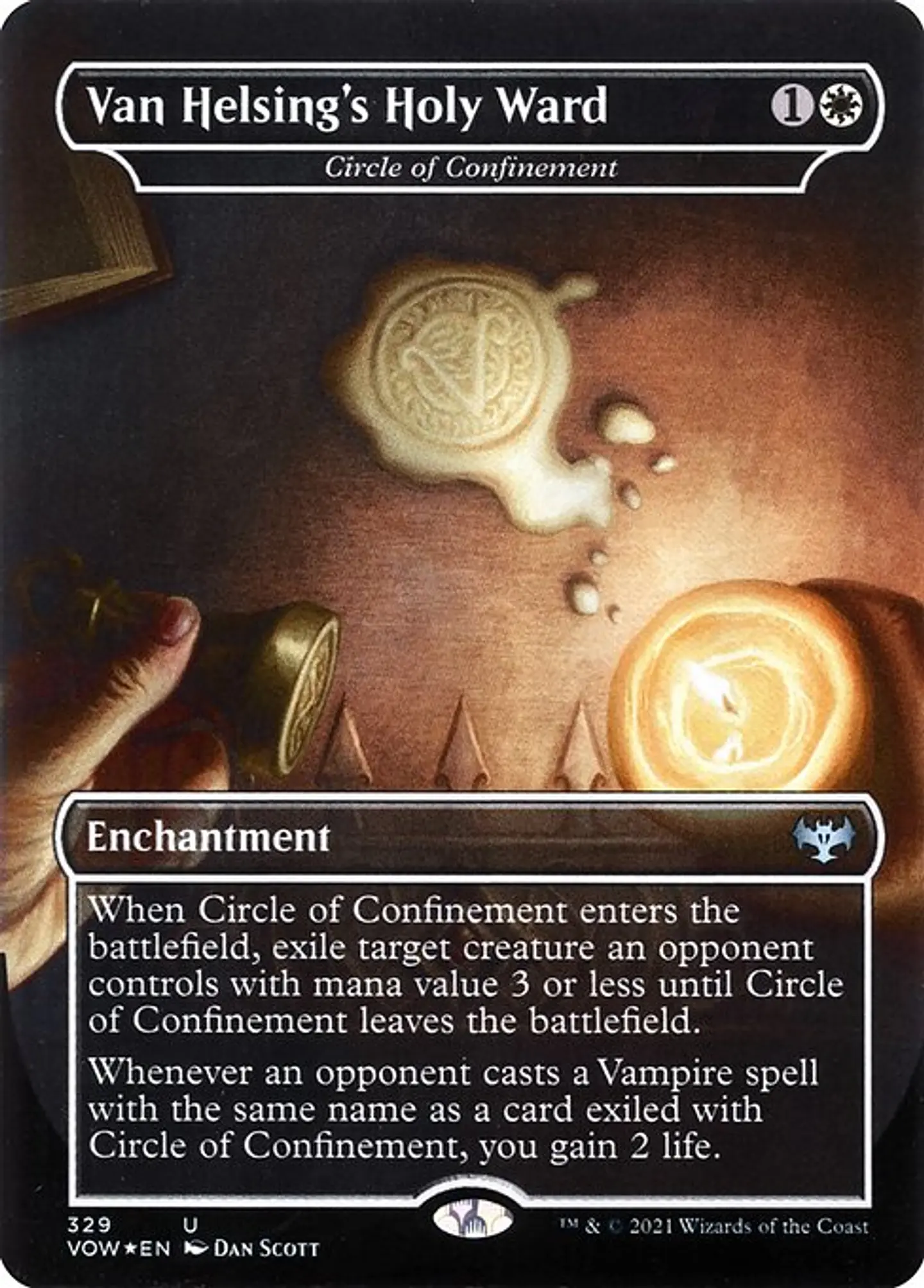 Carta Magic - FOIL Circle of Confinement - Idioma: Ingles - Edicion: Innistrad: Crimson Vow 1