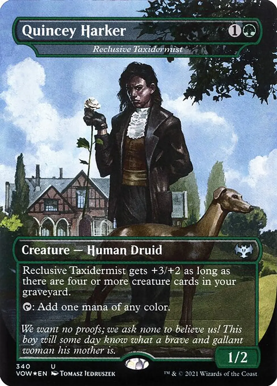 Carta Magic - FOIL Reclusive Taxidermist - Idioma: Ingles - Edicion: Innistrad: Crimson Vow 1